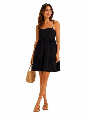 Abound ($80) Tiered Cotton Babydoll Dress - PTP 19